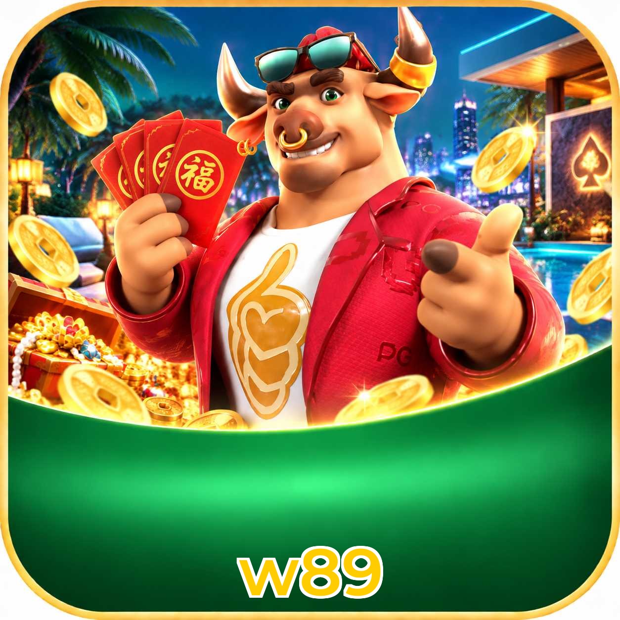 Interface de jogos na w89 incluindo Plushie Frenzy